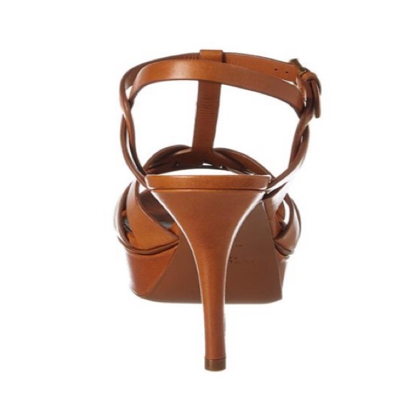 SAINT LAURENT TRIBUTE 75 LEATHER SANDAL NWB - Picture 3 of 9